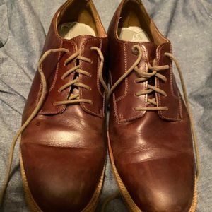 Cole Haan Burgundy Lace ups rubber sole Men's 11